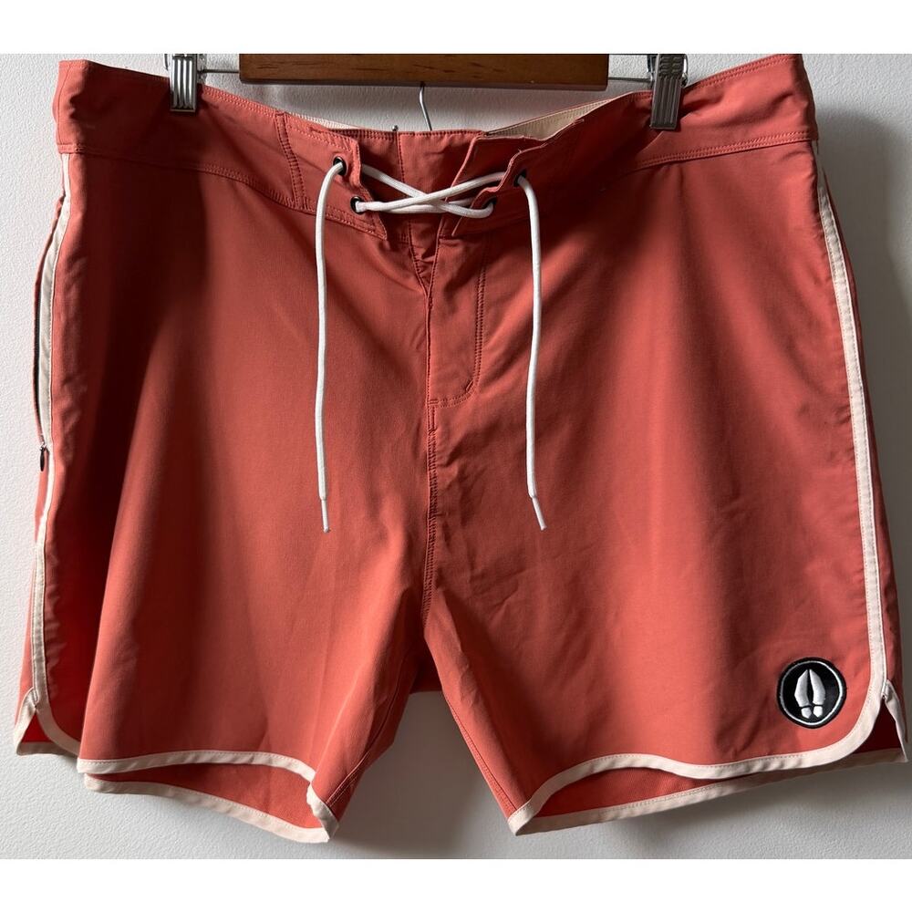 Bearded Goat mauve inland swim trunks men's size 36